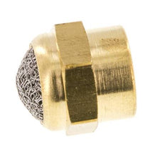 G1/8'' Female Threaded Brass Compact Pneumatic Muffler [2 Pieces]