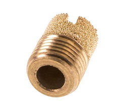 G1/8'' Sintered Bronze Compact Cylindrical Pneumatic Muffler [5 Pieces]