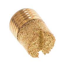 G1/8'' Sintered Bronze Compact Cylindrical Pneumatic Muffler [5 Pieces]