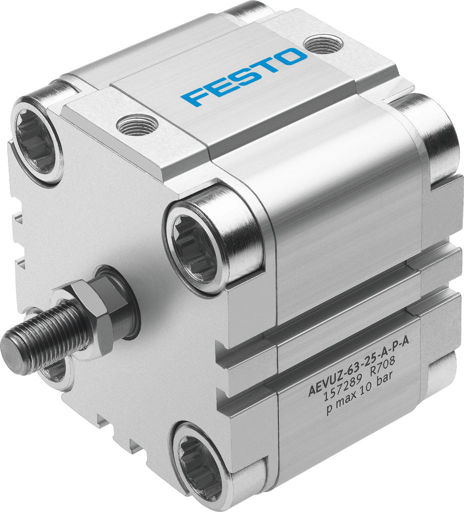 Festo Compact Cylinder 63mm Bore 20mm Stroke Single Acting - 157288