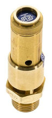 G 1/2'' Brass Pre-Set Safety Valve 0.55 bar (7.98 psi) DN 10