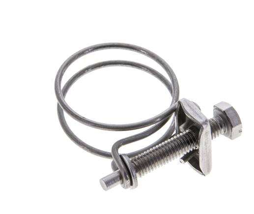 31 - 35 mm Hose Clamp Galvanised Steel