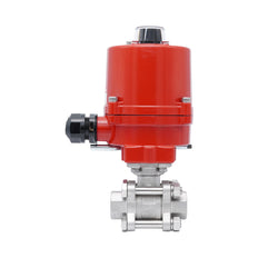 Rp 1-1/4'' 2-Way Stainless Steel Electrical Ball Valve 24V AC/DC