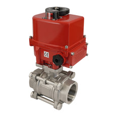 G3/8'' 2-Way Stainless Steel Modulating Electric Ball Valve 24V AC/DC