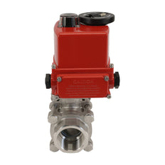 G1'' 2-Way Stainless Steel Modulating Electric Ball Valve 24V AC/DC