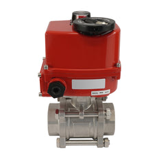 G3/4'' 2-Way Stainless Steel Modulating Electric Ball Valve 24V AC/DC