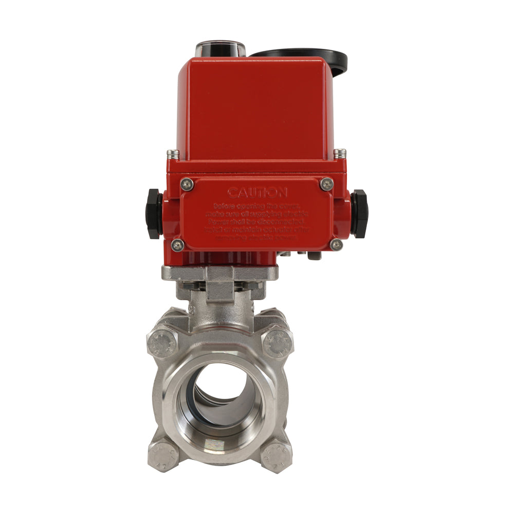 G3/4'' 2-Way Stainless Steel Modulating Electric Ball Valve 24V AC/DC