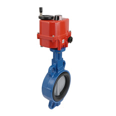 Electric Butterfly Valve DN32 24V AC/DC Wafer GGG40 EPDM Drinking water AG5