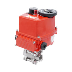 Rp 1-1/2'' 2-Way Stainless Steel Modulating Electric Ball Valve 24V AC/DC