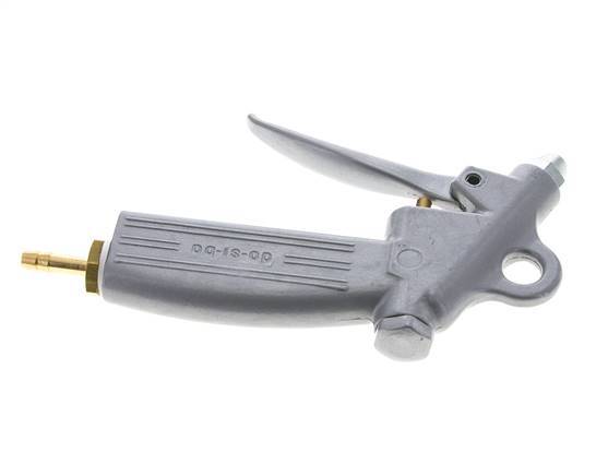 6mm Adjustable Flow Aluminum Air Blow Gun Short Nozzle