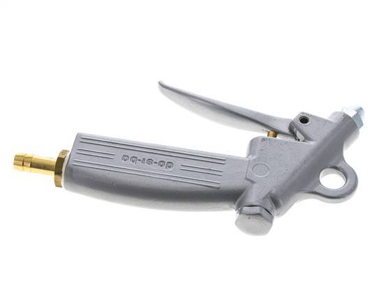 9mm Adjustable Flow Aluminum Air Blow Gun Short Nozzle