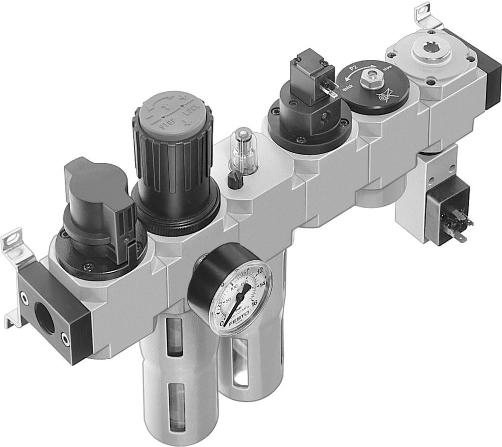 Festo Air Preparation Unit G3/8'' 2.5-12bar 1150l/min 40µm Midi - 185845