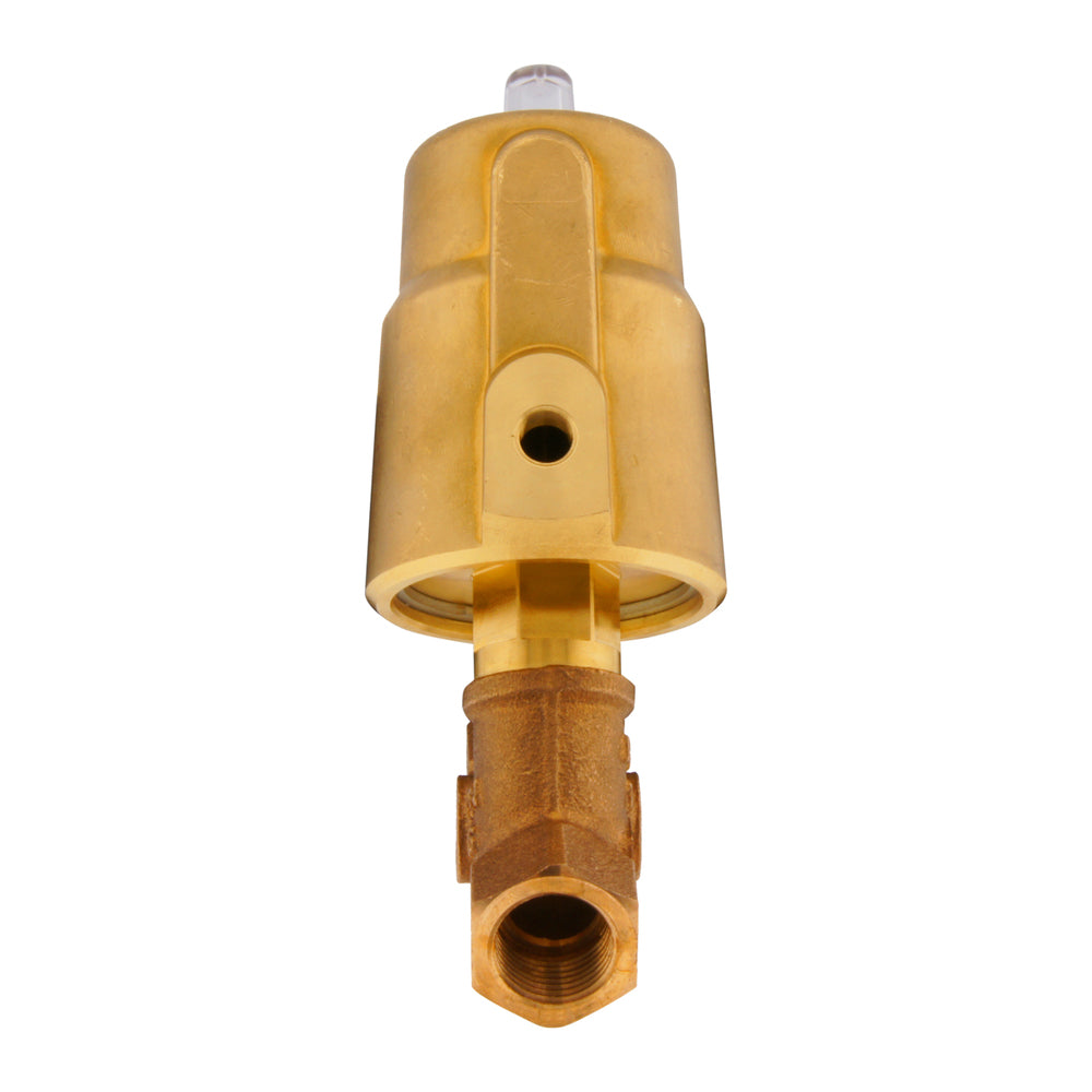 G1-1/2'' PTFE/NBR 16bar NO Angle Seat Valve Brass/Alu AL2