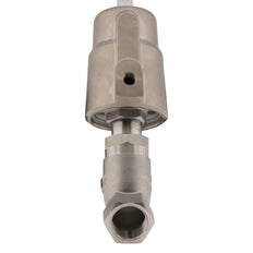 G1-1/4'' PTFE 25bar NO Angle Seat Valve Stainless-Steel/Brass AL2