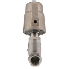 G1-1/2'' PTFE 7bar NO Angle Seat Valve Stainless-Steel/Brass AL2