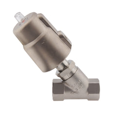 G1-1/2'' PTFE 20bar NO Angle Seat Valve Stainless-Steel/Brass AL2