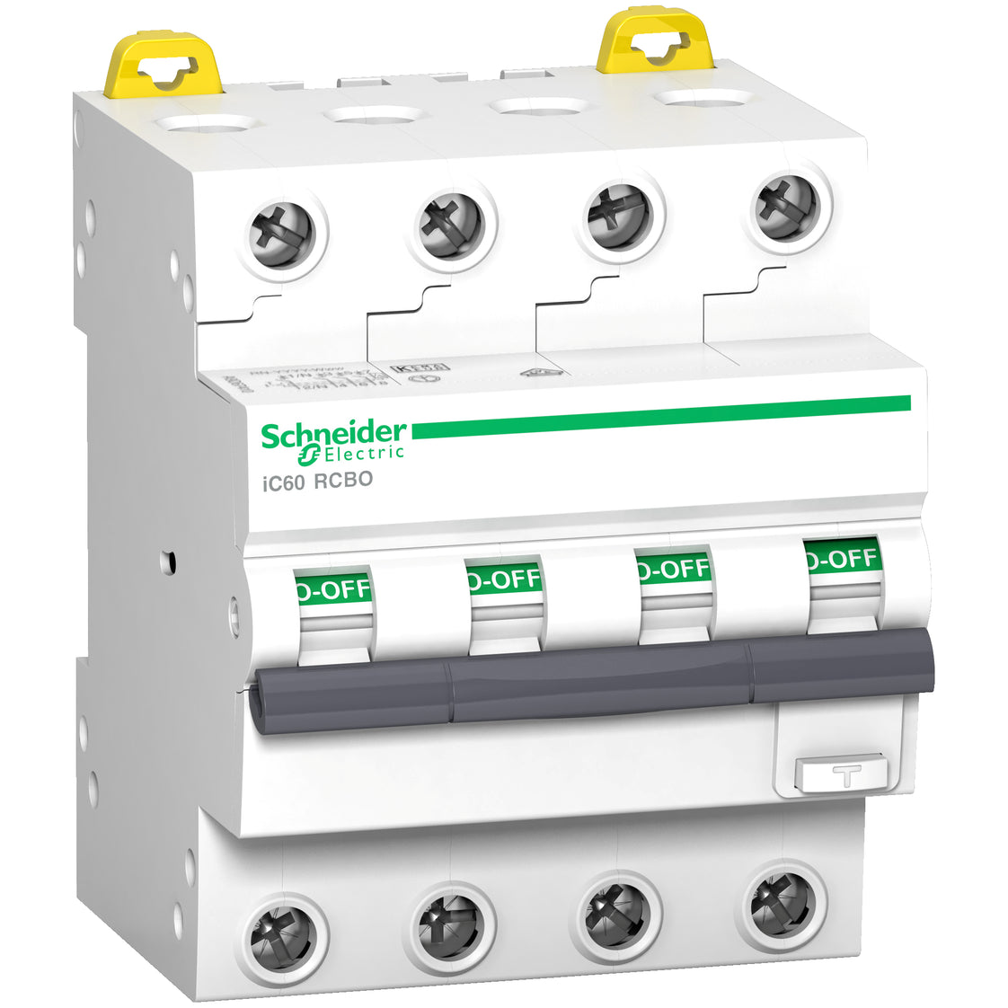 Schneider Electric Acti9 IC60 4P 32A RCBO Circuit Breaker - A9D77432