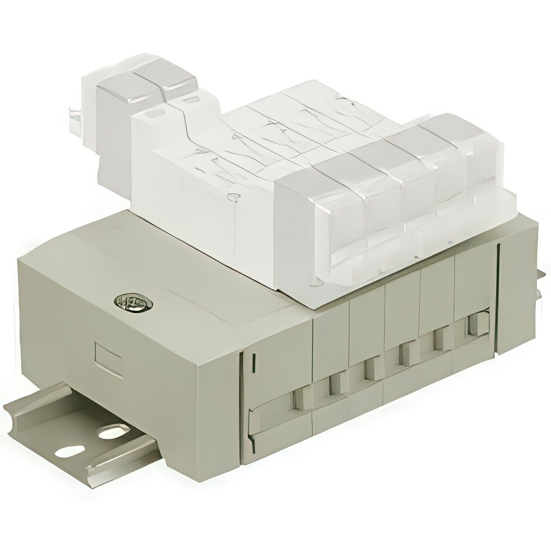 SMC Valve Manifold 6mm Push-In DIN Rail Individual Wiring - SS5Y3-45-04D-C6