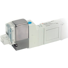 SMC 5/3-Way Sub-Base Pneumatic Solenoid Valve Rc Thread - SY9340-5LOU-Q