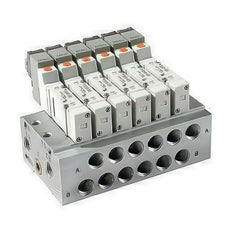 SMC Valve Manifold G Thread Individual Wiring - SS5Y5-20-15-00F-Q