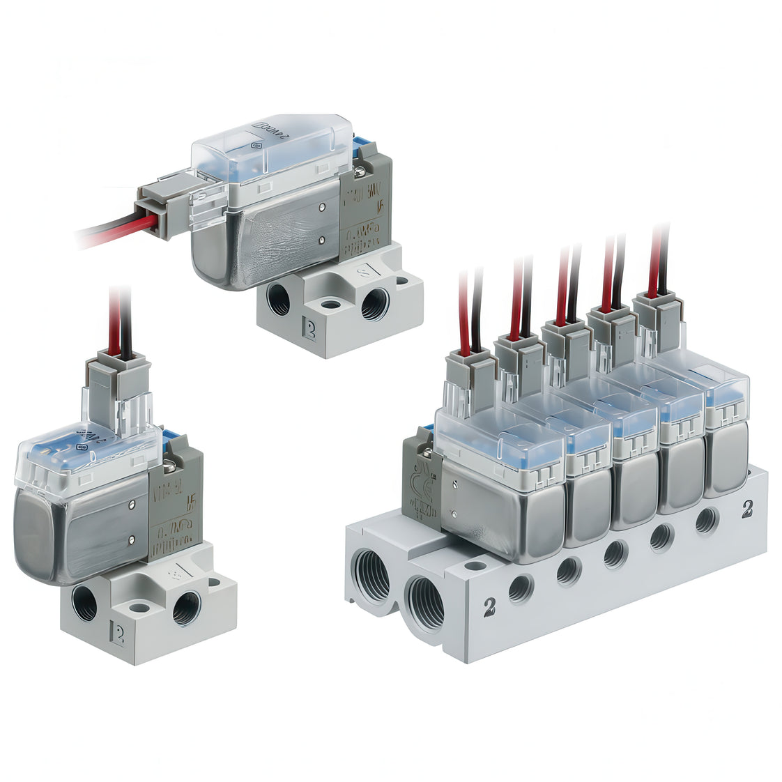 SMC Valve Manifold Common SUP/EXH M5x0.8 - VV100-S41-02-M5