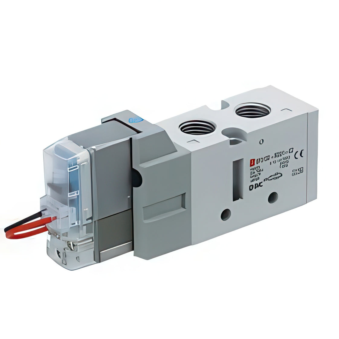 SMC 5/2-Way In-Line Pneumatic Solenoid Valve G1/8'' With Rectifier - VF3230-5MOU1-01F