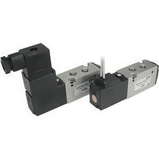 SMC 5/3-Way In-Line Pneumatic Solenoid Valve G Thread - VFS1430-5YOB-01F-Q