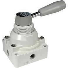 SMC 4/2-Way Hand Lever Operated Pneumatic Valve G1/2'' - VH412-F04