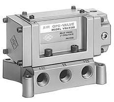 SMC 5/3-Way Sub-Base Air Operated Valve Rc Thread - VSA4244-00