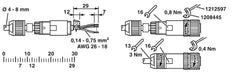 Phoenix Contact Round (Industrial) Connector - 1424660