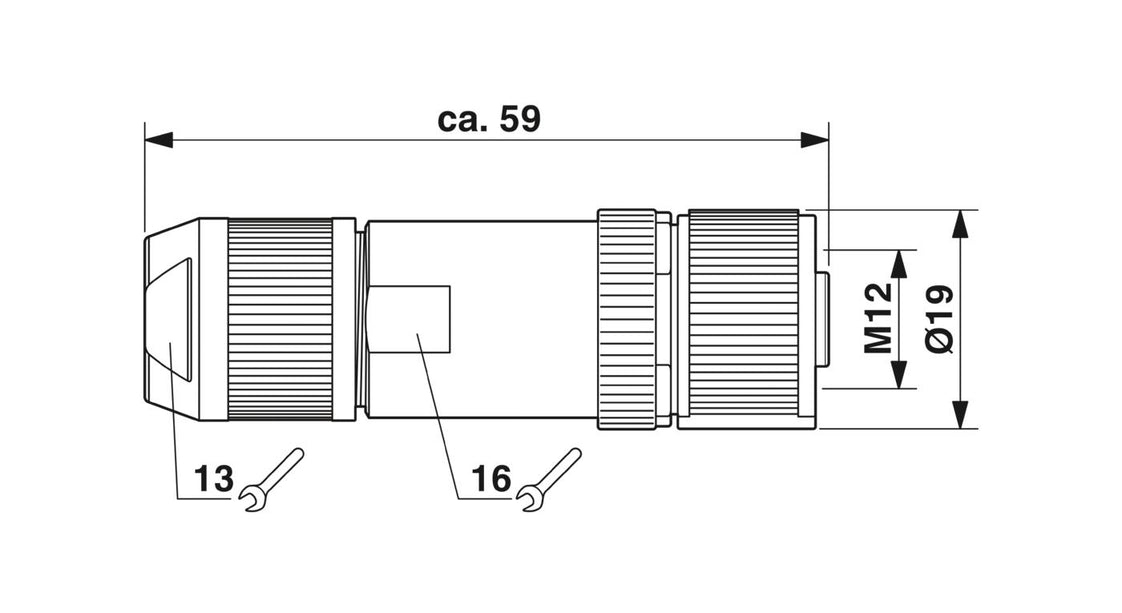 Phoenix Contact Round (Industrial) Connector - 1424660