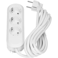 Bachmann Smart 3x230V Cable With Plug White 3M (European Socket) - 388.271