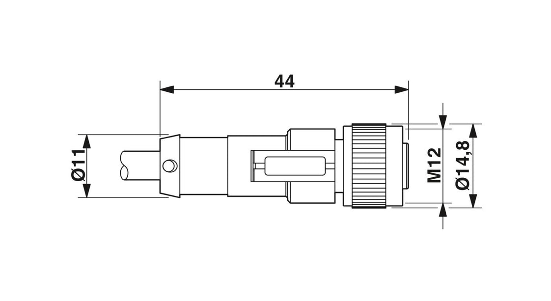Phoenix Contact Sensor/Actor Cable With Connector - 1668124