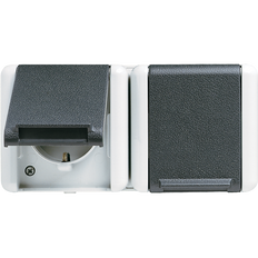 Jung WG800 Wall Outlet Box (WCD Switchgear) (European Socket) - 8220W