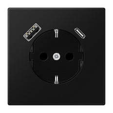 Jung LS RANGE Wall Outlet (WCD Switchgear) (European Socket) - LS1520-15CASWM