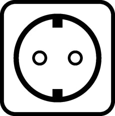 ABB Busch-Jaeger Balance SI Wall Outlet (WCD Switchgear) (European Socket) - 2CKA002018A1514