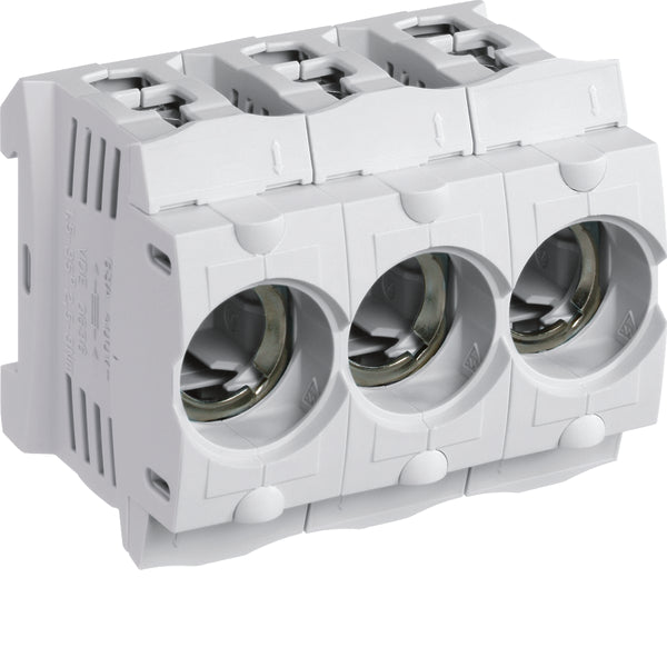 Hager D02 Three Pole Fuse Holder 63A - LD046 [3 Pieces]