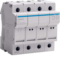 Hager Holder For cylindrical fuse - LSN404