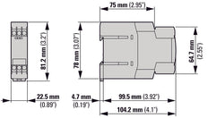 Eaton ETR4-51-W Star Delta Timer Relay 400VAC - 031885