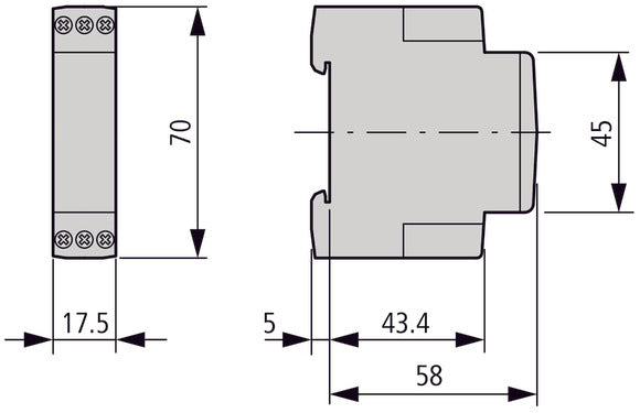 Eaton ETR2-11 Electronic Timing Relay 24-240V AC/DC - 262684