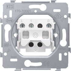 NO Push Button Base With 3 Terminal Connections 10A 250V - 170-70001
