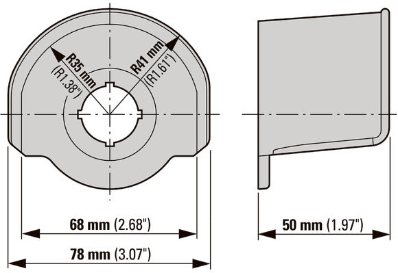 Eaton M22G-XGPV Gray Protection Guard Ring - 271610