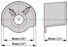 Eaton M22G-XGPV Gray Protection Guard Ring - 271610