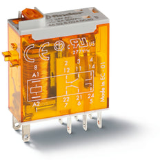 Finder 46.52 Industrial Relay 2CO 8A 24VAC With LED - 46.52.8.024.0054
