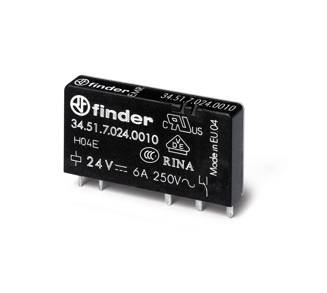 Ultra Slim PCB Relay 6A 12VDC Single CO Contact AgNi - 34.51.7.012.0010