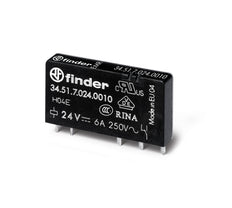 Ultra Slim PCB Relay 6A 12VDC Single CO Contact AgNi - 34.51.7.012.0010