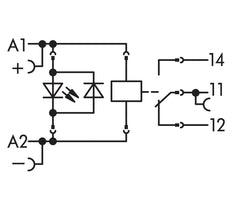 Wago 788-304 Relay Module 24VDC Single Changeover - 788-304