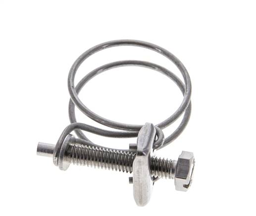 31 - 35 mm Hose Clamp Galvanised Steel