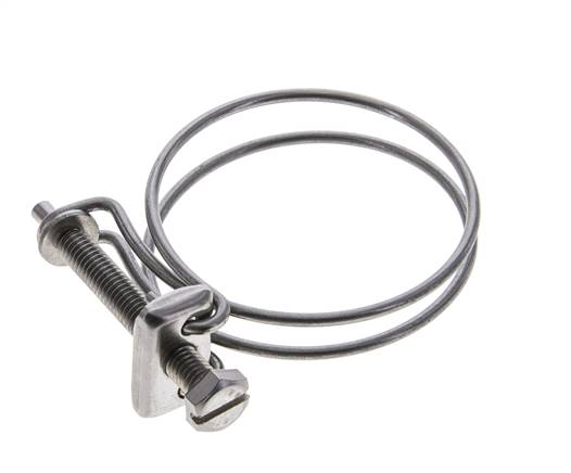 49 - 55 mm Hose Clamp Galvanised Steel