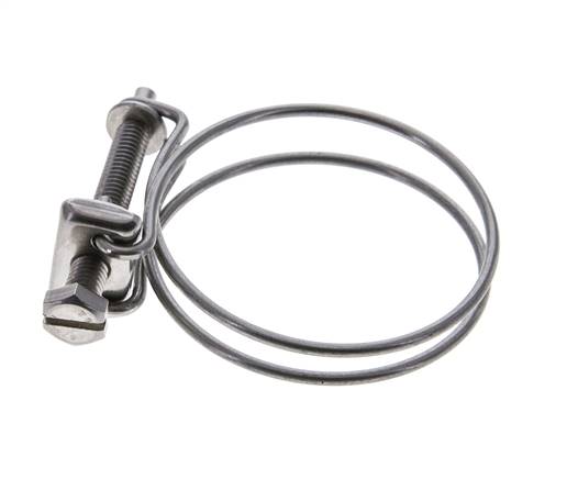 49 - 55 mm Hose Clamp Galvanised Steel